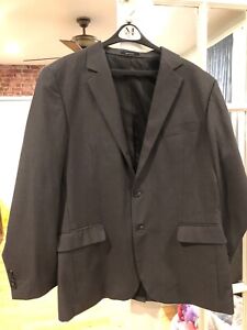 Van Heusen Men's Flex Plain Regular Fit￼ Light Grey 2PC Suits 44R W39 L29