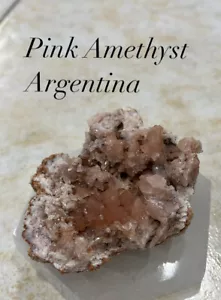 Rosa Amethyst Cluster NEU III - Bild 1 von 9