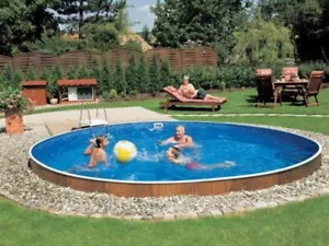 ABOVE GROUND SWIMMING POOL 15FT ROUND INGROUND - Picture 1 of 3