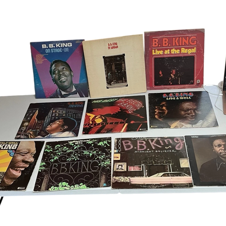 B.B. KING BLUES  Lot of  10 LP Vintage Vinyl 60s-80s Foto 1 de 4