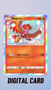 Moltres Shiny Mega Rising Pokemon TCG Pocket Trade 1 Star⭐ (English) - Picture 1 of 1