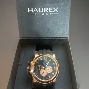 Watch Haurex Italy Mens San Marco Quartz Watch New Batt Needs Band WorkGreat OBO - Picture 1 of 9