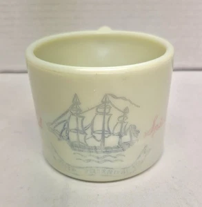 Vintage Old Spice Shaving Soap Cup Mug Number 28 Shulton Ship Friend Ship USA - Picture 1 of 8