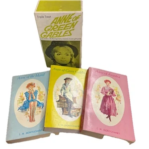 Anne of Green Gables Triple Treat Box Set Vintage 1968 McGraw-Hill Ryerson - Foto 1 di 7