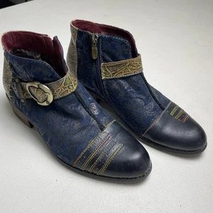 Spring Step L'Artiste Womens Georgiana French Style Ankle Bootie Size 39 (8.5) - Picture 1 of 8