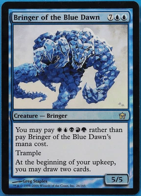 Bringer of the Blue Dawn FOIL Fifth Dawn PLD Blue Rare CARD (505511) ABUGames - Image 1 of 2
