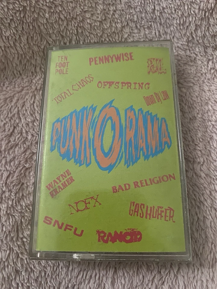 Vintage Punk O Rama Vol 1 - Epitaph Records 1994 Cassette original pressing Rare Foto 1 de 4