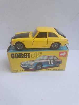 CORGI  345  MGC  GT COMPETITION MODEL  VNC IN ORIGINAL  BOX 1:43 - Image 1 of 4