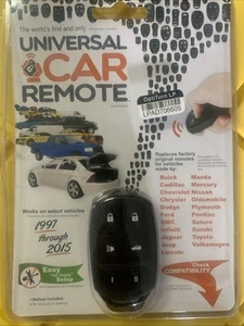 UNIVERSAL CAR REMOTE 300-0247 1997-2015 Most Brands Of Vehicles Open Box - Imagen 1 de 4