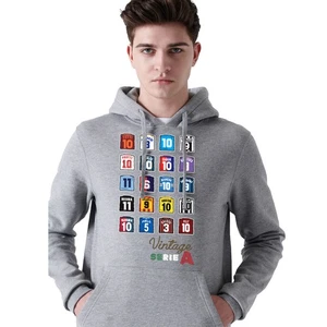 SERIE A FELPA HOODIE STADIO VINTAGE TIFOSO UOMO ULTRAS REGALO - Picture 1 of 6