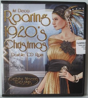 Debbi Moore Designs Art Deco Roaring 1920's Christmas Double CD Rom (294692) - Image 1 of 3