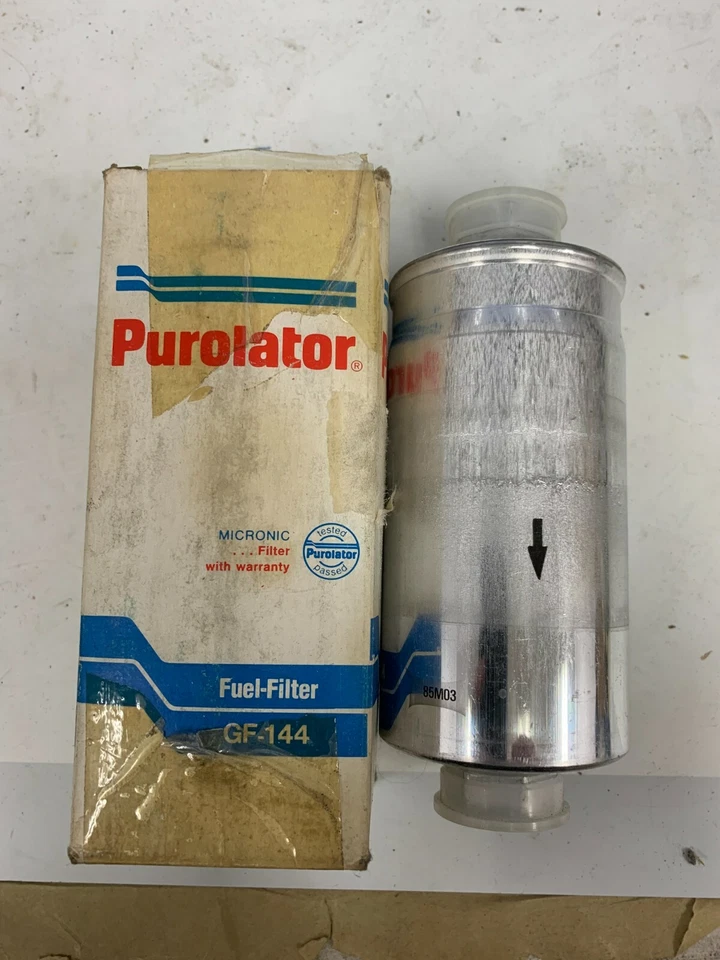 Vintage Purolator Fuel Filter GF-144 Porsche Ford Volvo VW - Image 1 of 1