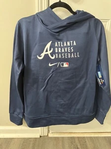 Atlanta Braves Nike Authentic Collection X-Large Pullover Hoodie NWT - Picture 1 of 5