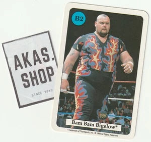 Bam Bam Bigelow 1993 Catcher Quartett Card B2 Series 7 Amigo ULTRA RARE WWF - Picture 1 of 3