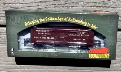 ROUNDHOUSE 1/87 HO CANADIAN PACIFIC DESPATCH 36’ WOOD BOX CAR RD #14807 FS 85659 - Image 1 of 4
