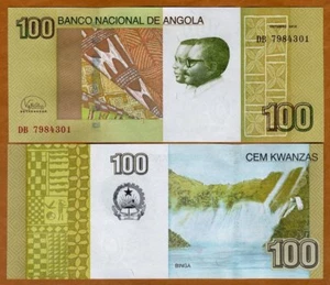Angola, 100 Kwanzas, 2012 (2017), P-153-New, New 2017 Sign., UNC - Picture 1 of 1