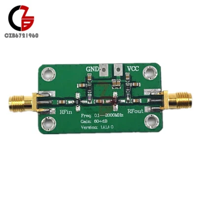0.1-2000MHz LNA RF Signal Power Amplifier ReceiverBroadband Module 50-4000MHz - Image 1 of 4
