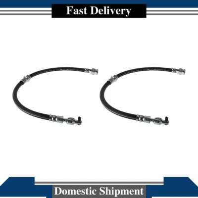 Juego de 2 líneas de freno de manguera hidráulica de freno delantero para Mazda B2000 1986-1987 Foto 1 de 3