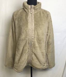 ZeroXposure Womens Light Brown Fleece Zip Front Jacket Size L NWOT - Picture 1 of 2