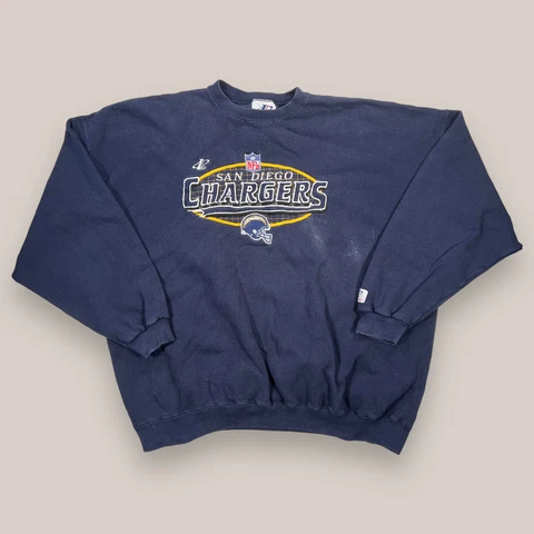 VTG San Diego Chargers Crew Neck Sweatshirt Pullover Logo Athletic NFL Pro 2XL Cover