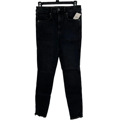 Free People Raw Hem Black Jegging Size 28 New - Image 1 of 4