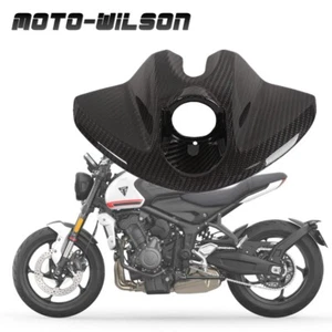 Cubierta de depósito de cañón de ignición de fibra de carbono para Triumph Trident 660 2021+ - Imagen 1 de 11