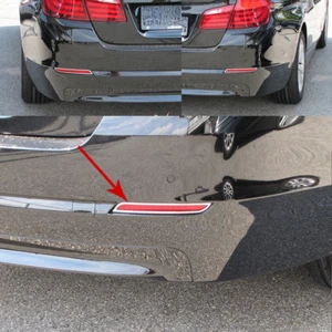 RÜCKSTRAHLERRAHMEN CHROM passend für BMW F10 5er Limousine ab 2010 -ca 07/2013 - Bild 1 von 6