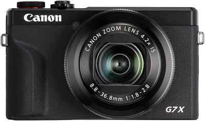 Canon PowerShot G7 X Mark III 20.1MP Kompaktkamera Schwarz NEU sofort lieferbar - Bild 1 von 2
