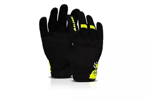Guanti di mezza stagione m-gloves giallo Malossi omologazione EN 13594 moto - Foto 1 di 8