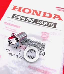 Tapón perno drenaje aceite cárter honda trx400x trx400ex (1999-2008) oem - Imagen 1 de 3