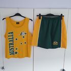 Hoxley Australia Matching Vest And Shorts Size Small