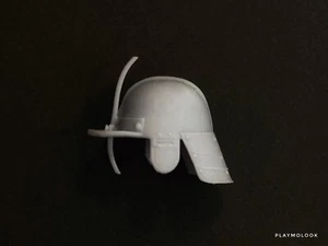 Helmet Langostera Print 3D Resin Grey - Without Paint - Scale Playmobil - Picture 1 of 5