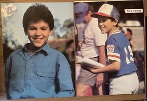 Vintage Lot of 2 Fred Savage Wonder Years Big Bopper Magazine Pinups - Picture 1 of 1