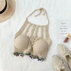 Embroidery Camisole Bohemia Style Vest Women Crochet Swimsuit Knitted Bikinis