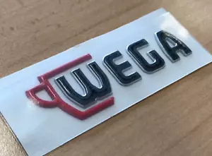 WEGA Original Logo Abzeichen vorne/rückseite - selbstklebend - brandneu, Made in Italy. - Bild 1 von 4