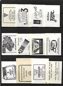 Israel: 1955; lot of 29 advertising sheets of Booklets, raras pieces EBIS039 - Picture 1 of 3