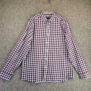 Johnston Murphy Premeium Shirt Mens XL Long Sleeve Button Up Flip Cuff - Picture 1 of 10