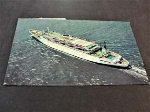 S.S. Atlantic, American Export Isbrandtsen Lines-- Postal 1965 con matasellos. - Imagen 1 de 2