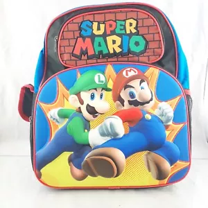 Mochila 3D Super Mario 12 pulgadas para niños Luigi Nintendo - Imagen 1 de 5