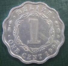 BELIZE (British Honduras) 1996 One Cent Scallop Edge Coin