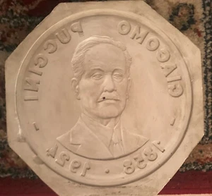 STAMPO IN GESSO - GIACOMO PUCCINI (1858 - 1924) - Foto 1 di 2