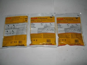 Lot of 3 Kodak Professional Dektol Developer & Hypo Clearing Agent 516 0338 0270 - Picture 1 of 4