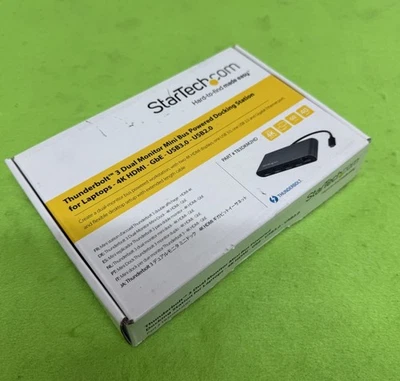 OPEN BOX SEALED STARTECH.COM THUNDERBOLT 3 MINI DOCK (TB3DKM2HD) - Image 1 of 4
