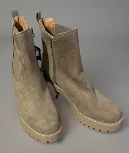 Botas Chelsea Universal Thread para mujer crujientes tostadas con espuma viscoelástica talla 9,5 nuevas con etiquetas - Imagen 1 de 7