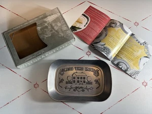 Vintage Wilton Armetale Pewter Bread Tray 10.75 x 7 Bless This House NIB - Picture 1 of 5