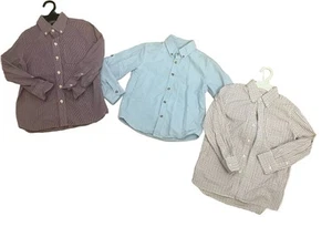 Bundle of 3 Boy’s Kids Size small 6/7 Button Down Dress Shirts - Excellent Cond - Picture 1 of 11