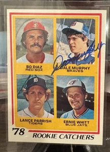 1978 Topps SIGNED Dale Murphy / Parrish #798 RC MINT AUTO BRAVES PHOTO MATCHED - Picture 1 of 9