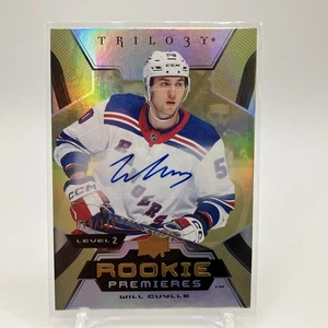 Will Cuylle  2023-2024 Trilogy Rookie Premieres Uncommon Gold Auto #/149  - Picture 1 of 6