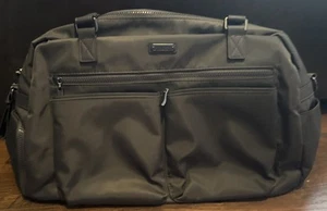 $150 Baggallini Fifth Avenue Weekender One Size, Smoke Gray Carry On Duffle Bag - Picture 1 of 9