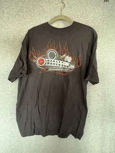 Vintage Y2K Harley-Davidson Engine Graphic T-Shirt Herren Large - Bild 1 von 4